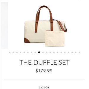 Henny+Lev duffle set NWT